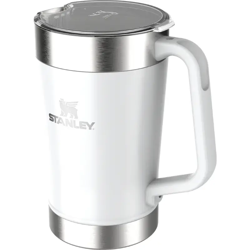 Dzērienu krūka The Stay-Chill Classic Pitcher 1,9L glancēti balta