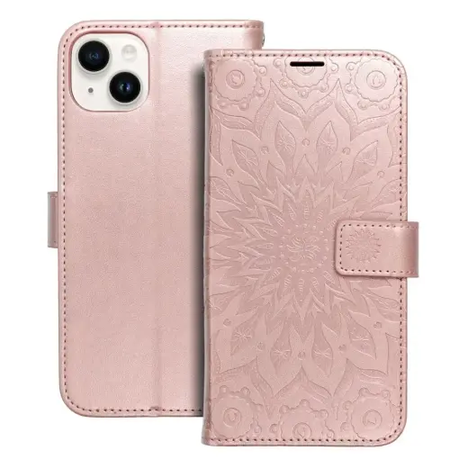 MEZZO mandala чехол-книжка для телефона iPhone 14 Plus розовый