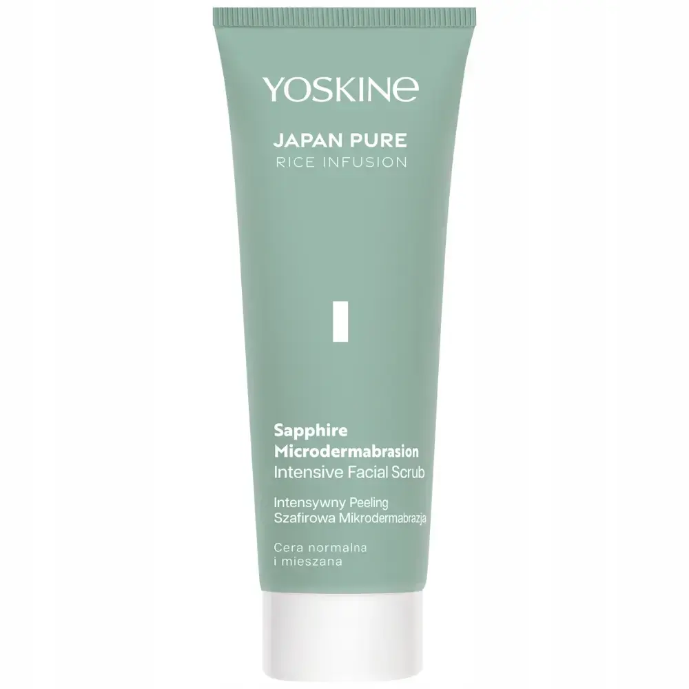Yoskine, Japan Pure, Sapphire Microdermabrasion, Exfoliating, Cleansing Scrub, Face, 75 ml