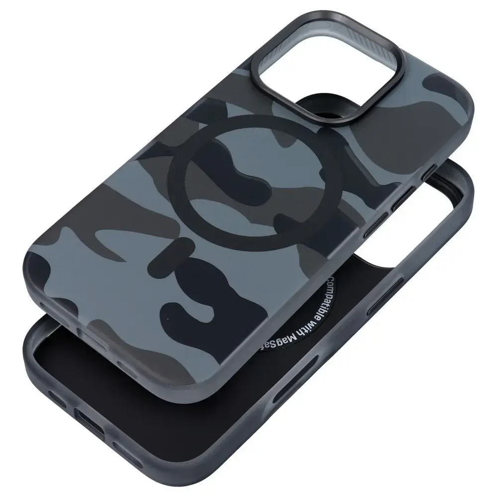 Forcell F-Protect Levels Dual Layer 4D technology maciņš ar MagSafe atbalstu telefonam iPhone 16 Pro melns daudzkrāsains