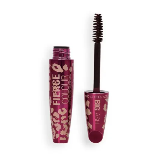 Makeup Revolution, Big Lash Fierce, Volume, Mascara, Burgundy, 9 g
