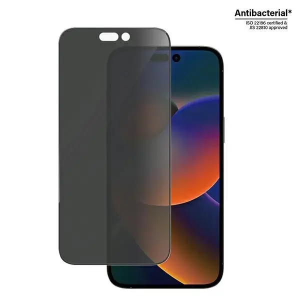 PanzerGlass Ultra-Wide Fit Privacy ekrāna aizsargstikls iPhone 14 Pro Max 6,7
