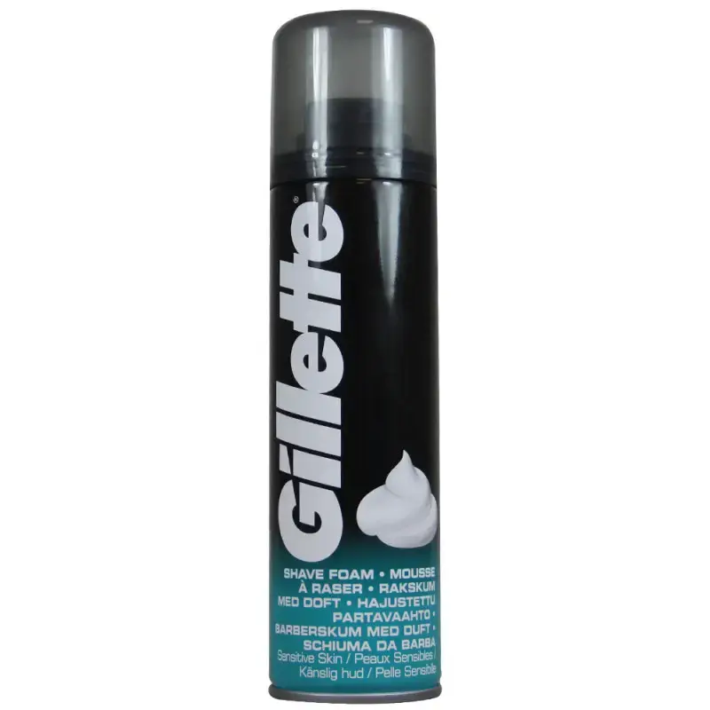Skūšanās putas Gillette Shaving Foam Sensitive 200ml