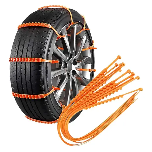 Universal anti-skid snow tire ties set 10 pcs AMIO-04949
