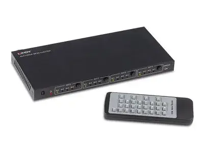 Lindy HDMI 4K UHD 4x4 Matrix - video|audio switch
