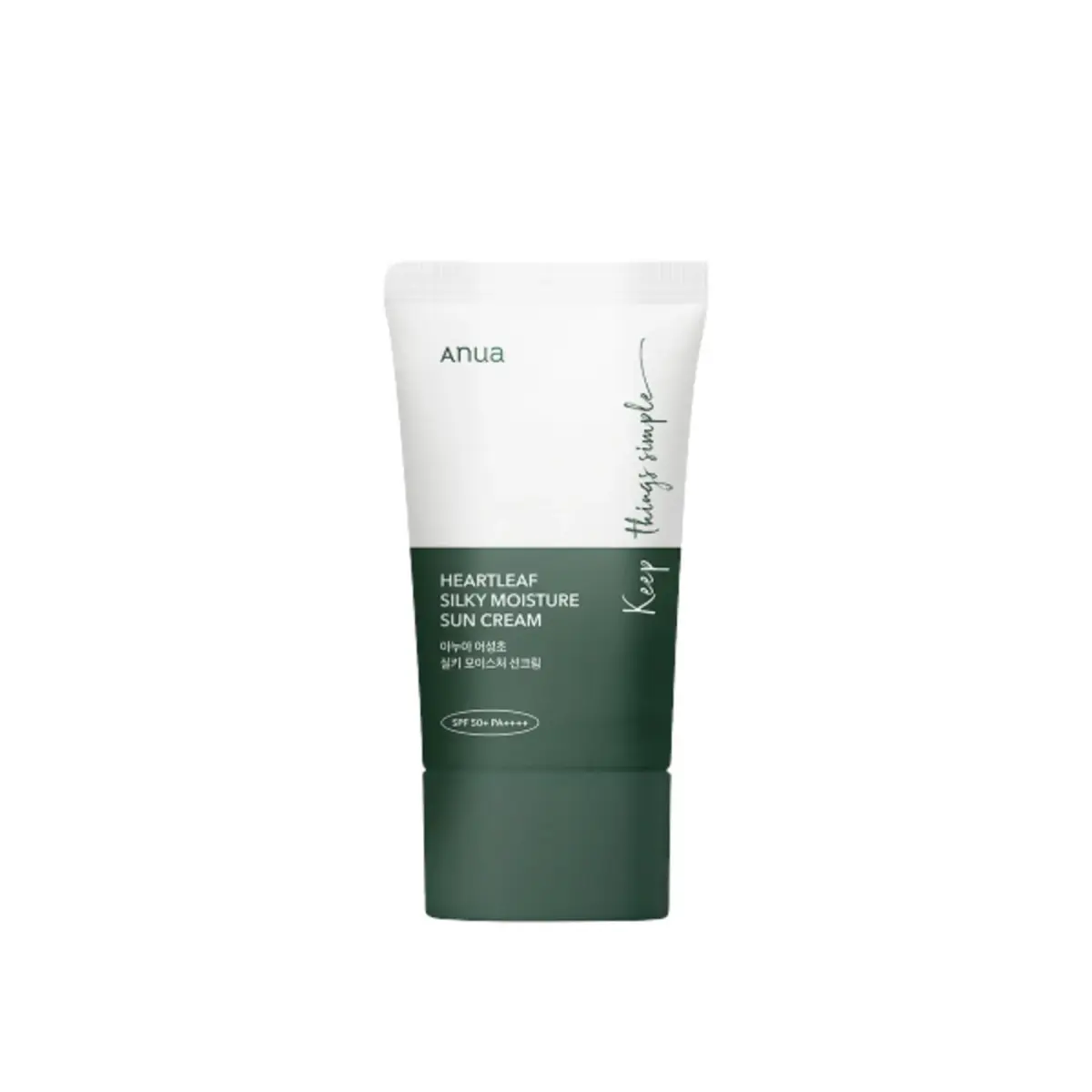 Anua, Heartleaf, Sunscreen Cream, Face, SPF50+ PA++++, 50 ml
