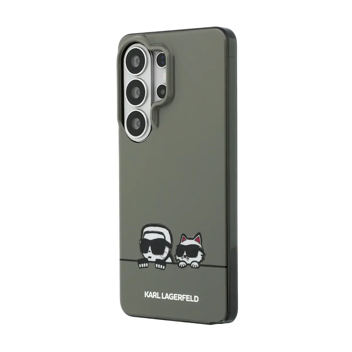 Karl Lagerfeld IML K&CH Peekaboo Logo Magnetic Case for iPhone Samsung Galaxy S26 Ultra Black