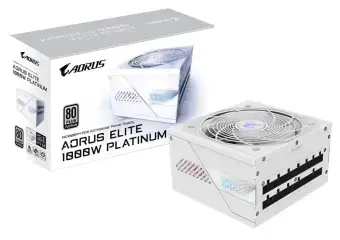 Barošanas bloks Gigabyte AORUS Elite 1000W 80 Plus Platinium Ice White