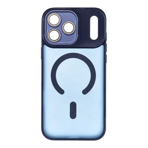 VARIETE MAG COVER phone case with MagSafe support for iPhone 17 Pro Max navy