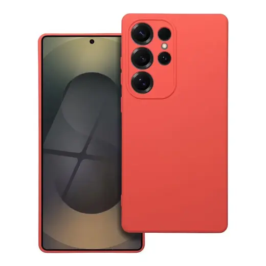 Silicone phone case for Samsung Galaxy S25 Ultra (S938) orange