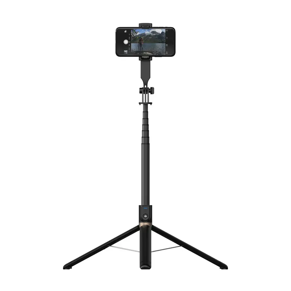 Selfie Stick - with detachable bluetooth remote control and tripod - P100 BLACK