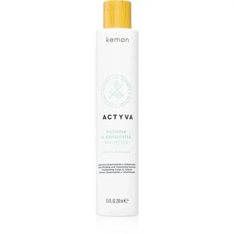 Kemon Actyva Volume and Body Volumizing Shampoo for Delicate Hair Without Silicones 250 Ml