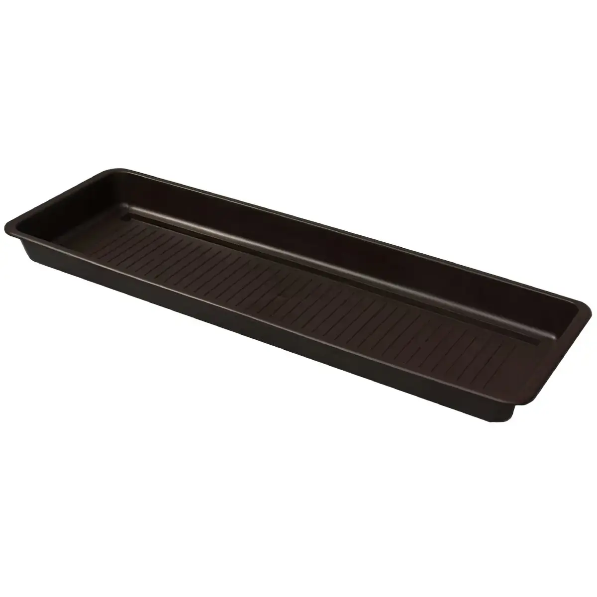 Vodar Saucer 50cm for Popular balcony box, brown