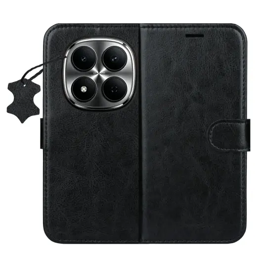 Smart Luxe leather case for Xiaomi Redmi Note 15 Pro Plus 5G black