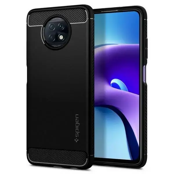 Чехол Spigen Rugged Armor для Redmi Note 9T 5G, черный