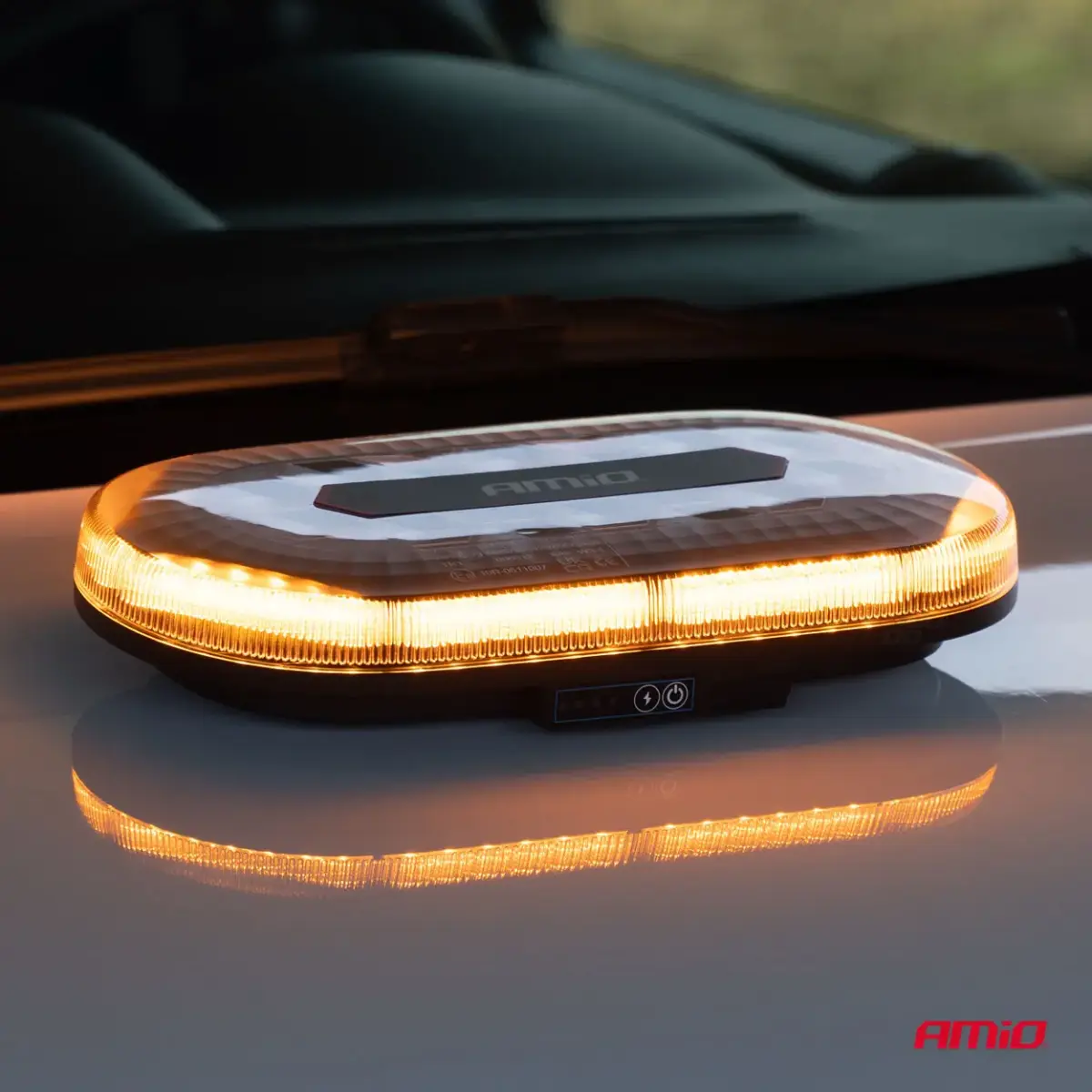 Wireless LED light bar R65 R10 326x186x63 26W 12V 24V AMIO-04369
