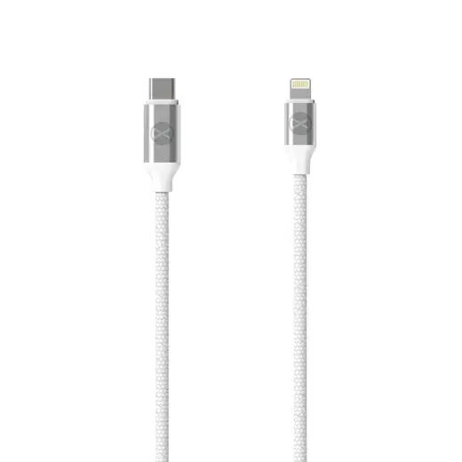 Forever WHP12321 data transfer and charging cable | MFI certified | USB-C to Lightning | 20W | 1.2m | white