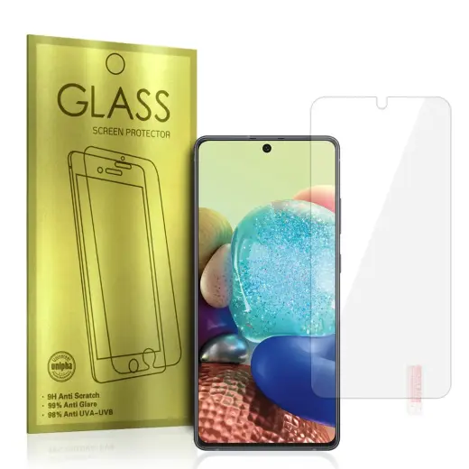 Gold karastatud kaitseklaas telefonile Galaxy A71