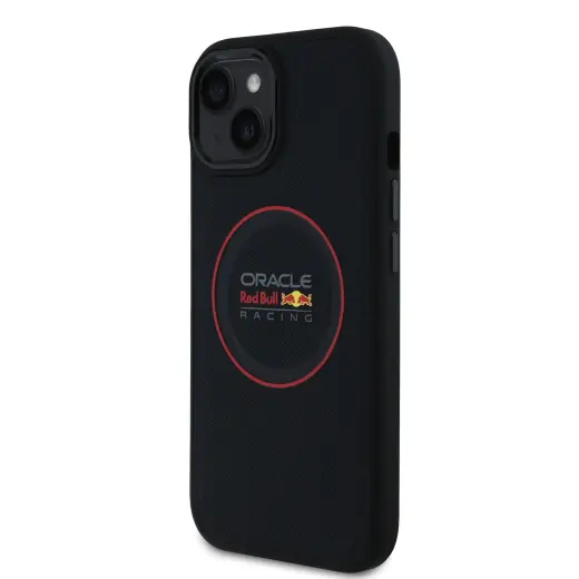 Red Bull PU ādas sarkanā gredzena MagSafe telefona maciņš priekš iPhone 13 tumši zils