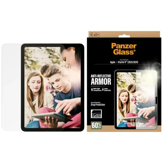 Szkło hartowane PanzerGlass Ultra-Wide    Fit Reflective Armor do iPad Air 11" (2025|2024)