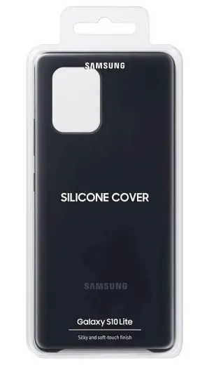 EF-PG770TBE Samsung Silicone Cover for Galaxy S10 Lite Black