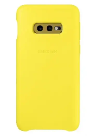 Samsung EF-VG970LYEGWW leather case for Samsung G970 Galaxy S10e yellow