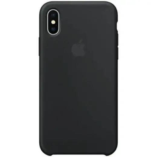 MQT12FE|A Apple Silicone Cover for iPhone X|XS Black