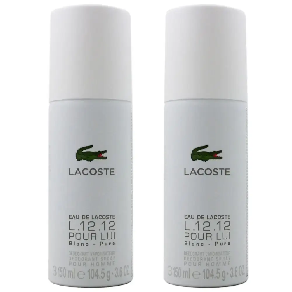 Lacoste Eau De Lacoste L.12.12 Pour Lui Blanc - Pure Deodorant Spray 150ml