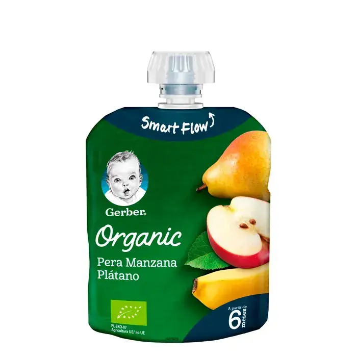 Gerber Organic Pear, Apple and Banana