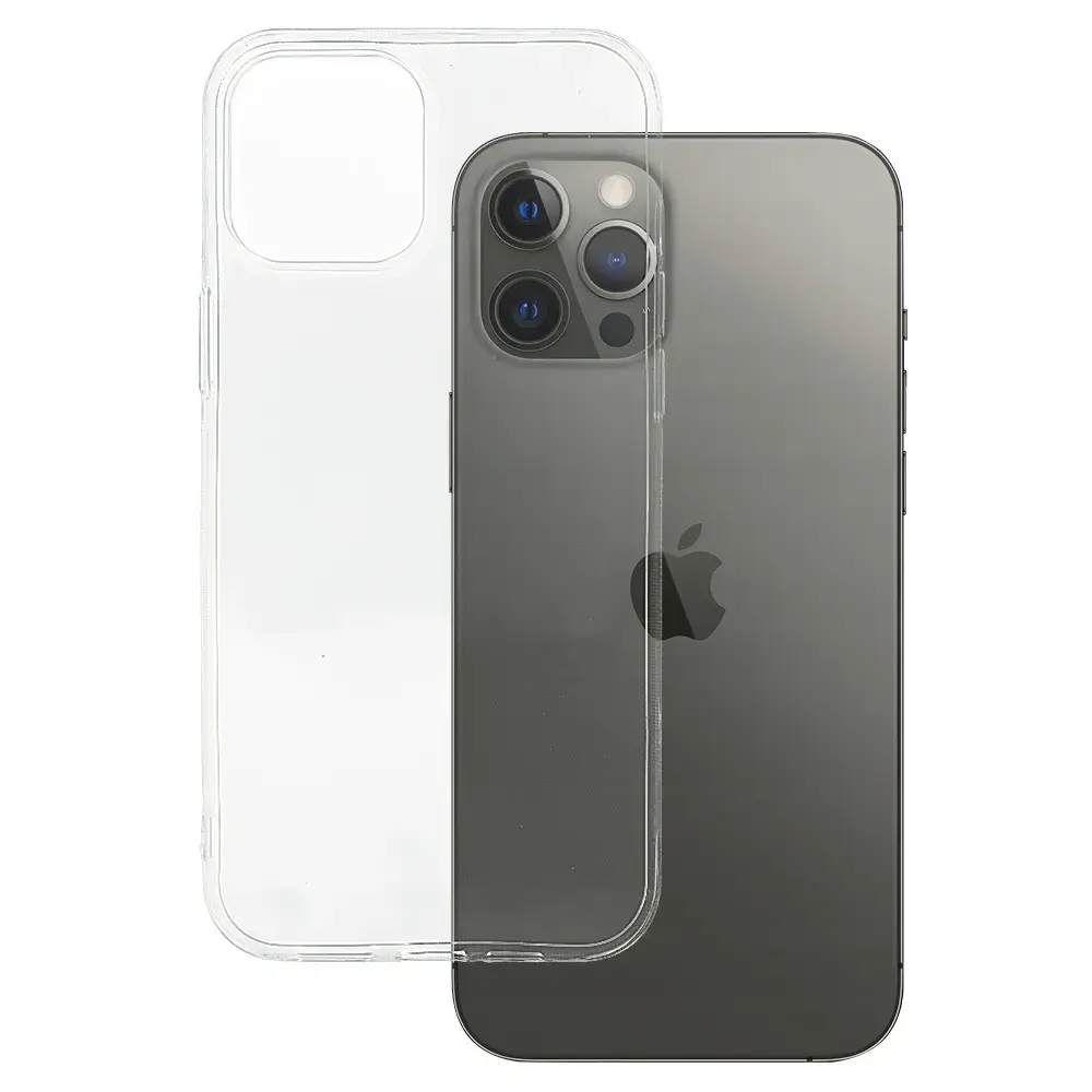 Ultra Clear 1mm maciņš telefonam iPhone 12 Pro caurspīdīgs