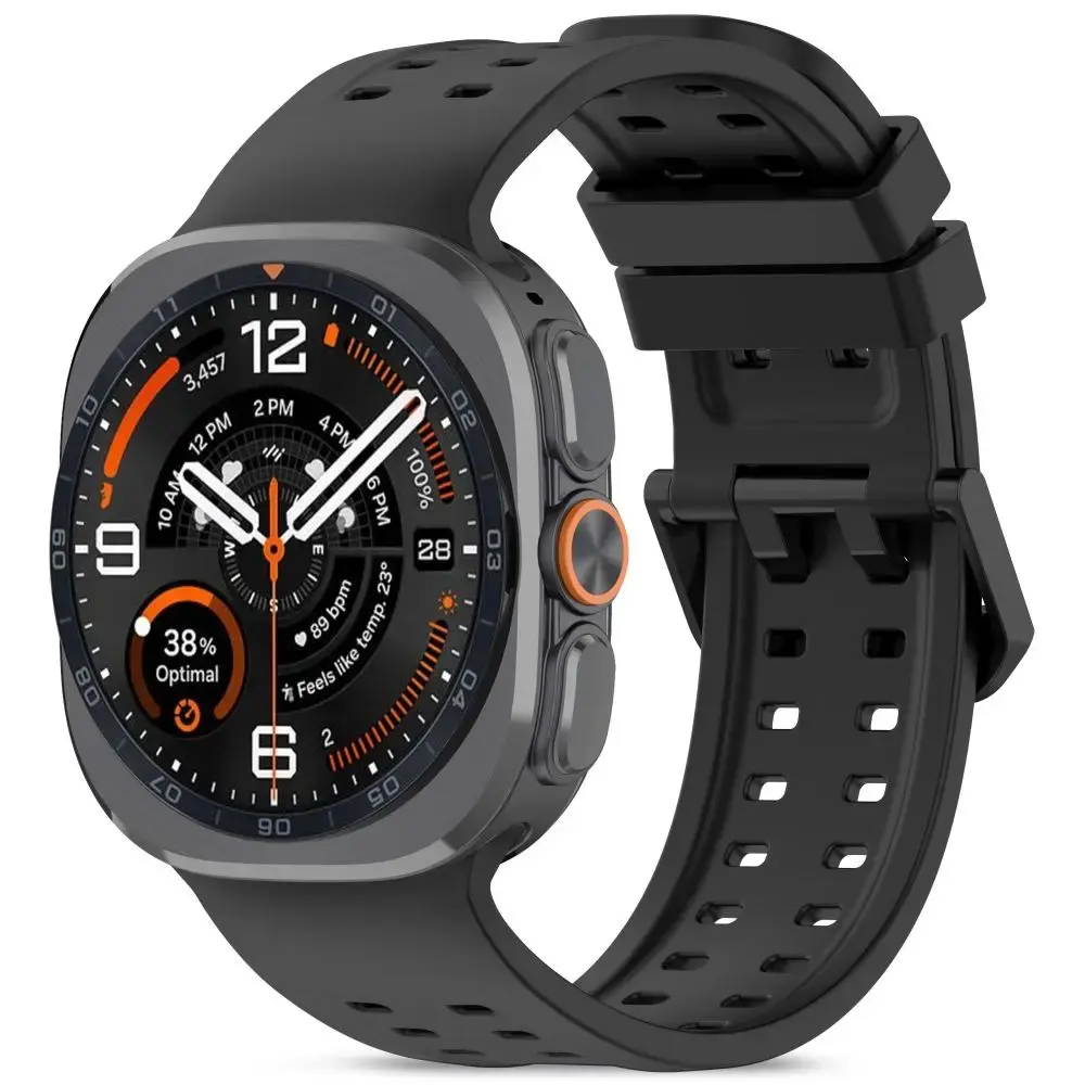 TECH-PROTECT SILICONE AIR SAMSUNG GALAXY WATCH ULTRA 1 / 2 2024-2026 (47 MM) BLACK