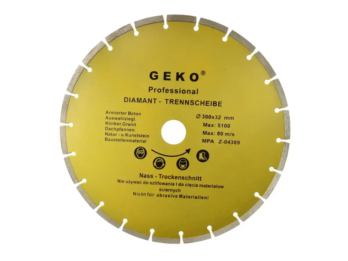Segmentēts dimanta disks 300x8x32mm GEKO Profi