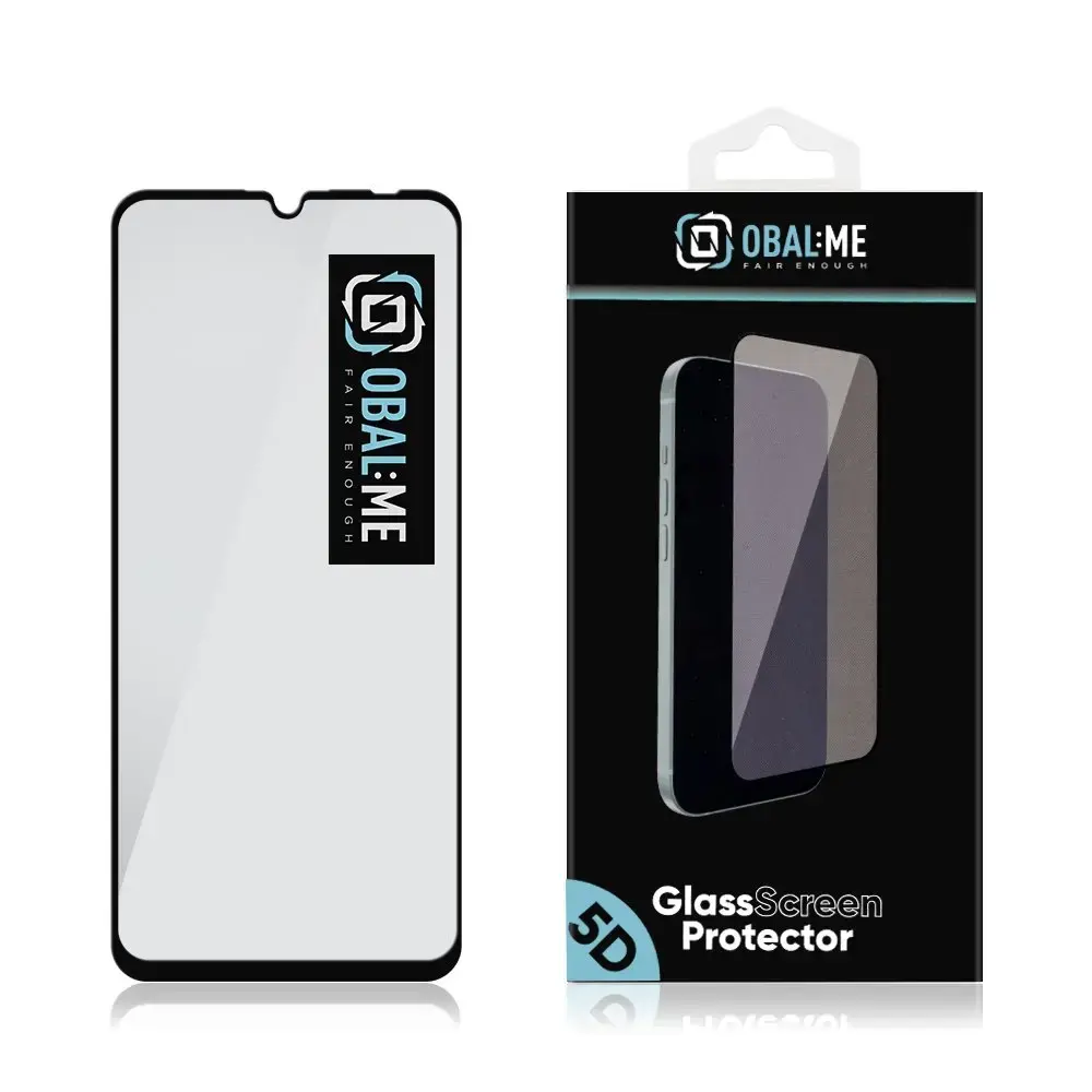 OBAL:ME 5D Glass Screen Protector for Honor X5c Plus Black