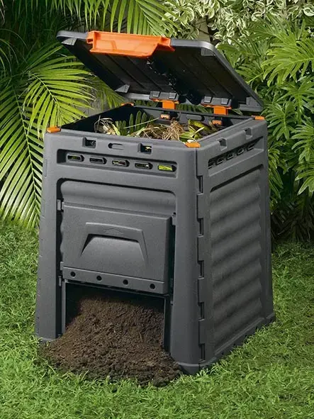 Komposta kaste Eco Composter 320L melna