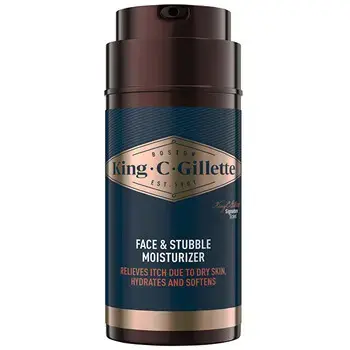 King C. Face & Stubble Moisturizer - Face and Stubble Hydrating Cream.