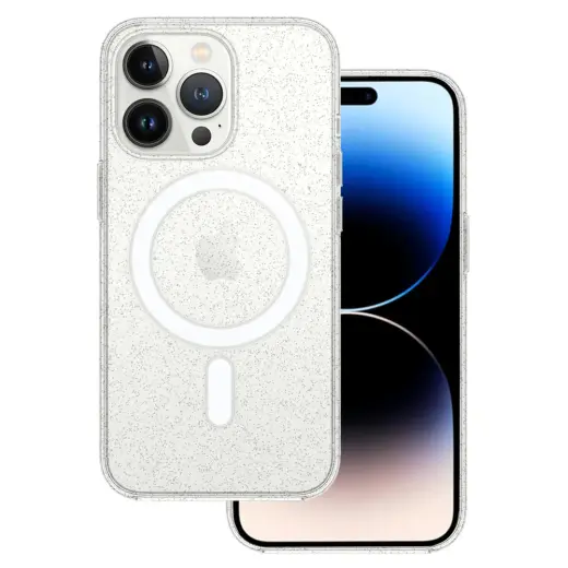 TEL PROTECT MagSilicone Clear telefono dėklas iPhone 12 Pro skaidrus