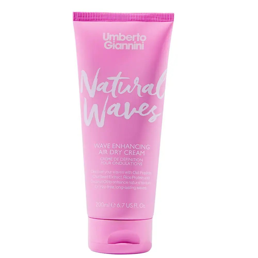 Umberto Giannini, Glazed Waves, Hair Leave-In Cream Treatment, Defining & Anti-Frizz, 200 ml