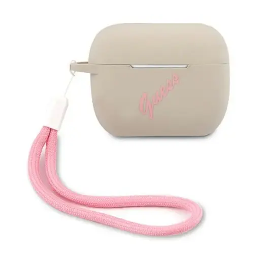 GUACAPLSVSGP Guess Vintage Silicone Case for Airpods Pro Grey