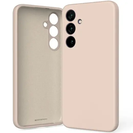 Mercury Silicone чехол для телефона для Samsung Galaxy S25+ розовый песок