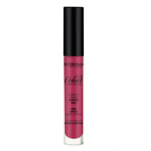 Deborah, Fluid Velvet, Matte, Liquid Lipstick, 04, Shocking Fuchsia, 4.5 g