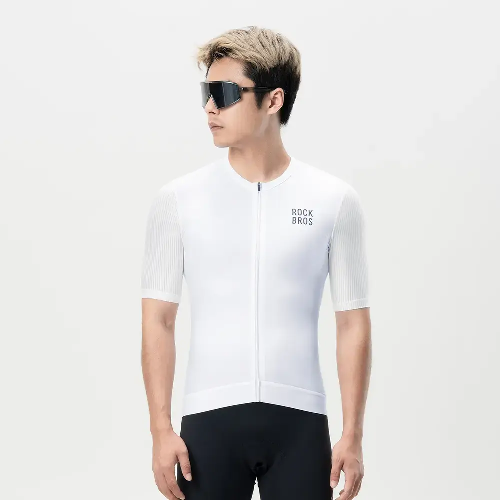 Rockbros 15200025 Short Sleeve Cycling Jersey Size M - White