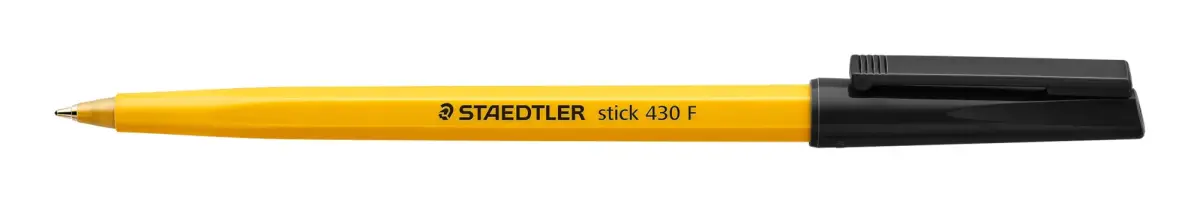 Lodīšu pildspalva STAEDTLER STICK 430F 0.7mm melna