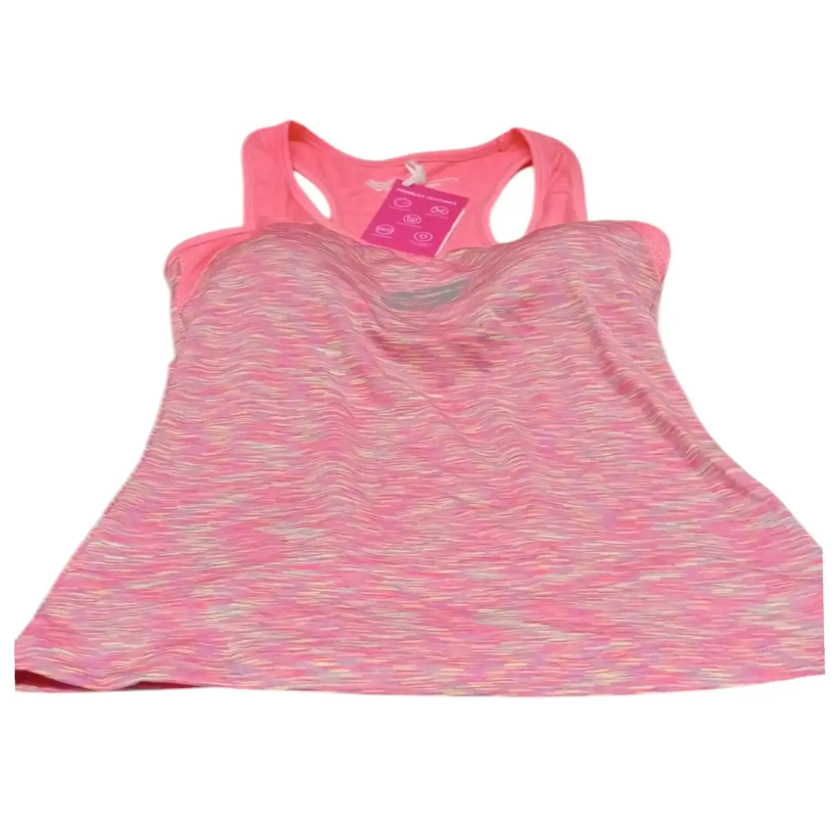 Skechers, Zyra Perform, Short Sleeve, Sports Women Synthetic Strappy Vest, For Women, Size 8