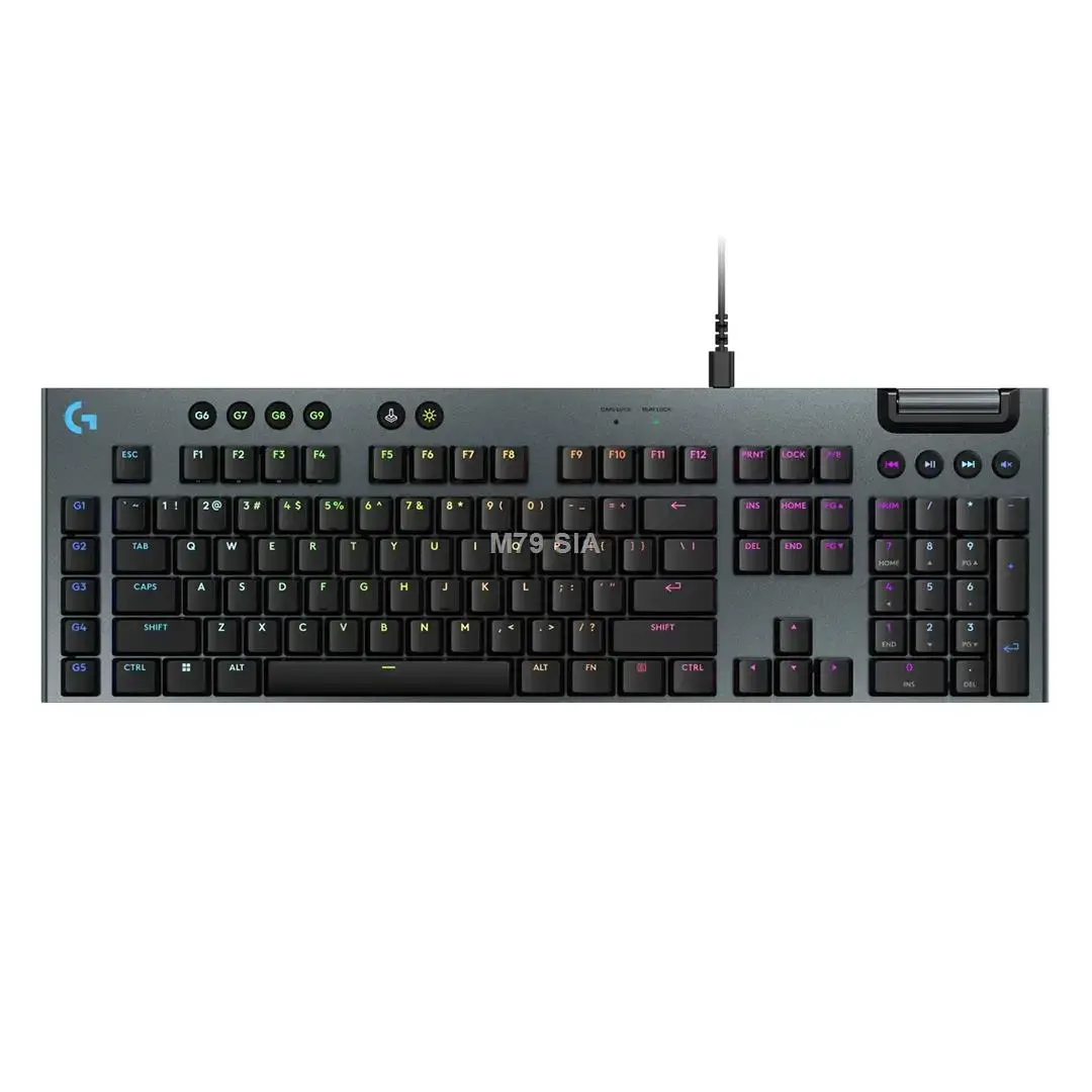 LOGITECH G915 X Wired Gaming Keyboard - BLACK - US INT'L - USB  - EMEA28i-935 - TACTILE