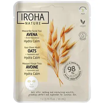 iroha Oats Hydra Calm Face Sheet Mask - Soothing Mask 20ml