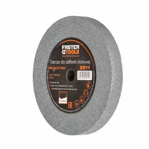 Abr.slīpripa 125x16x12.7mm Faster Tools