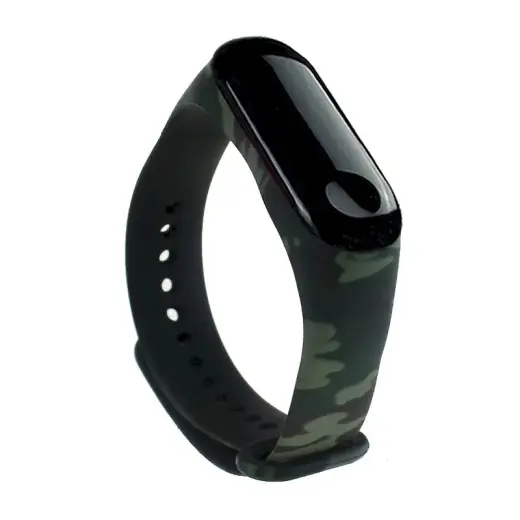 Fusion Camouflage Band For Xiaomi Mi Band 3 | Mi Band 4 Green
