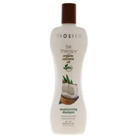 BioSilk Silk Therapy with Organic Coconut Oil Moisturizing Shampoo 12 Oz
