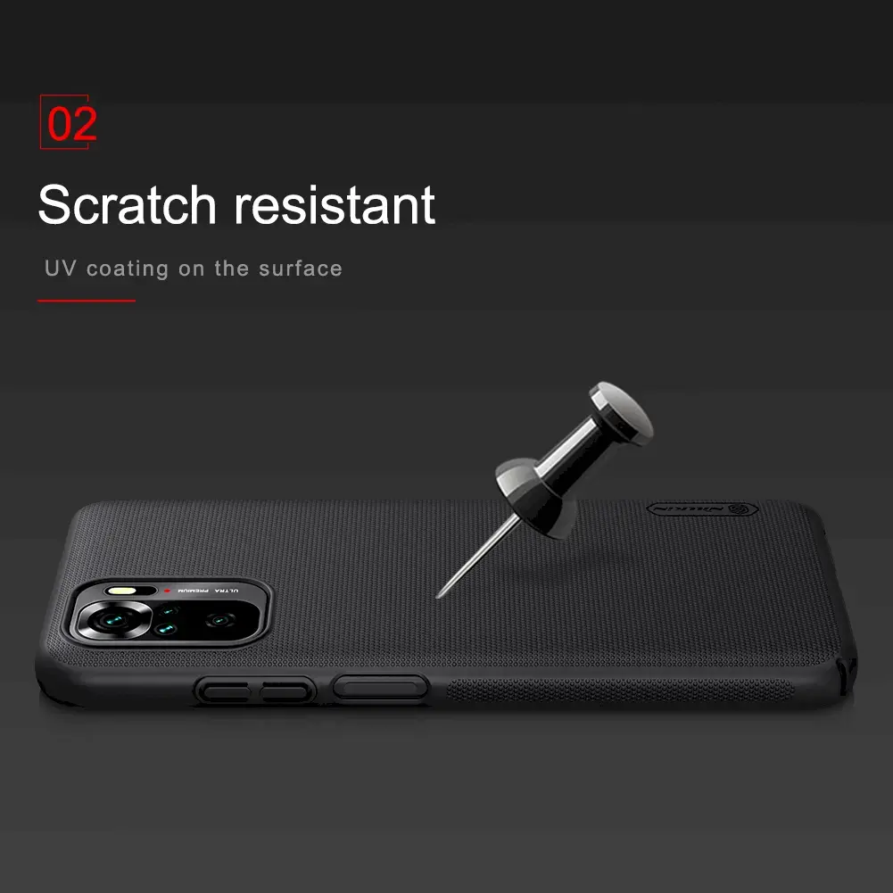 Nillkin Super Frosted Back Cover for Xiaomi Redmi Note 10 4G|10s Bright Red