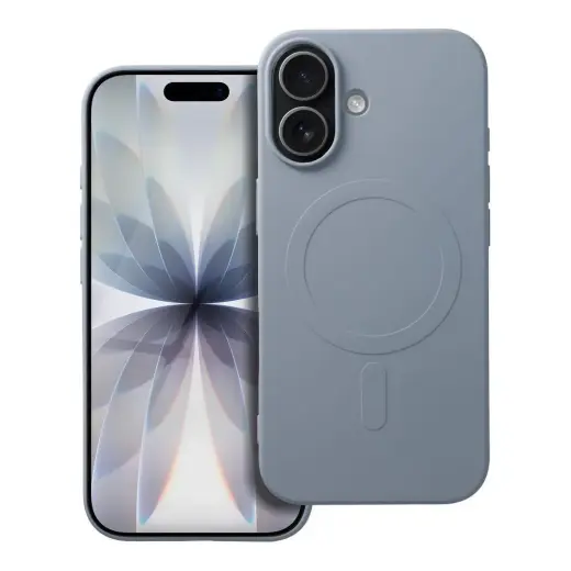 Silicone Mag Cover (big hole) telefono dėklas su MagSafe palaikymu iPhone 17 mėlynas